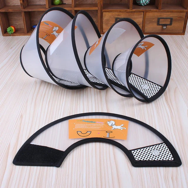 PawfectFriend Pet Protective Collar For Small Large Dogs Anti Bite Grasping Licking Recovery Cone