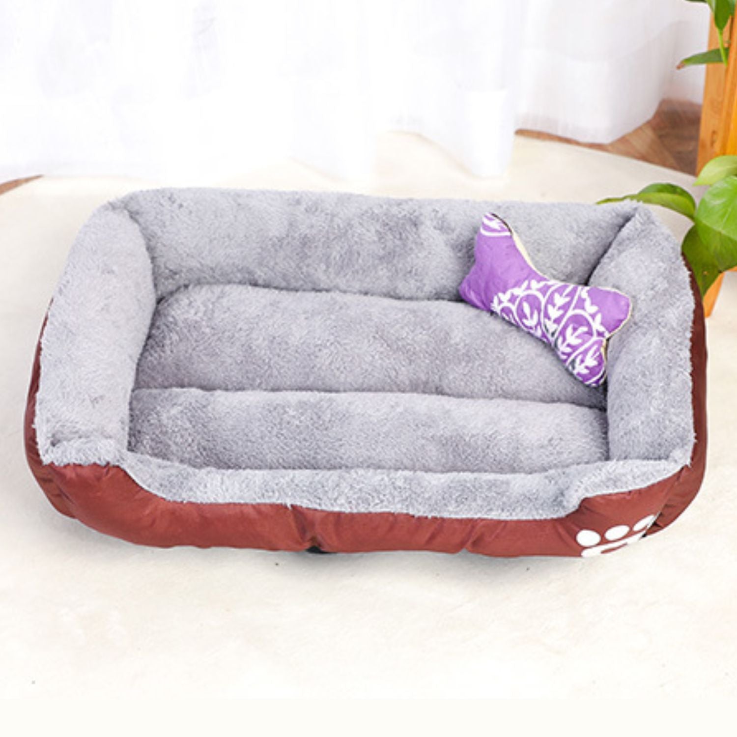 Floofi Pet Bed Square L Size (Coffee) FI-PB-285-BMR