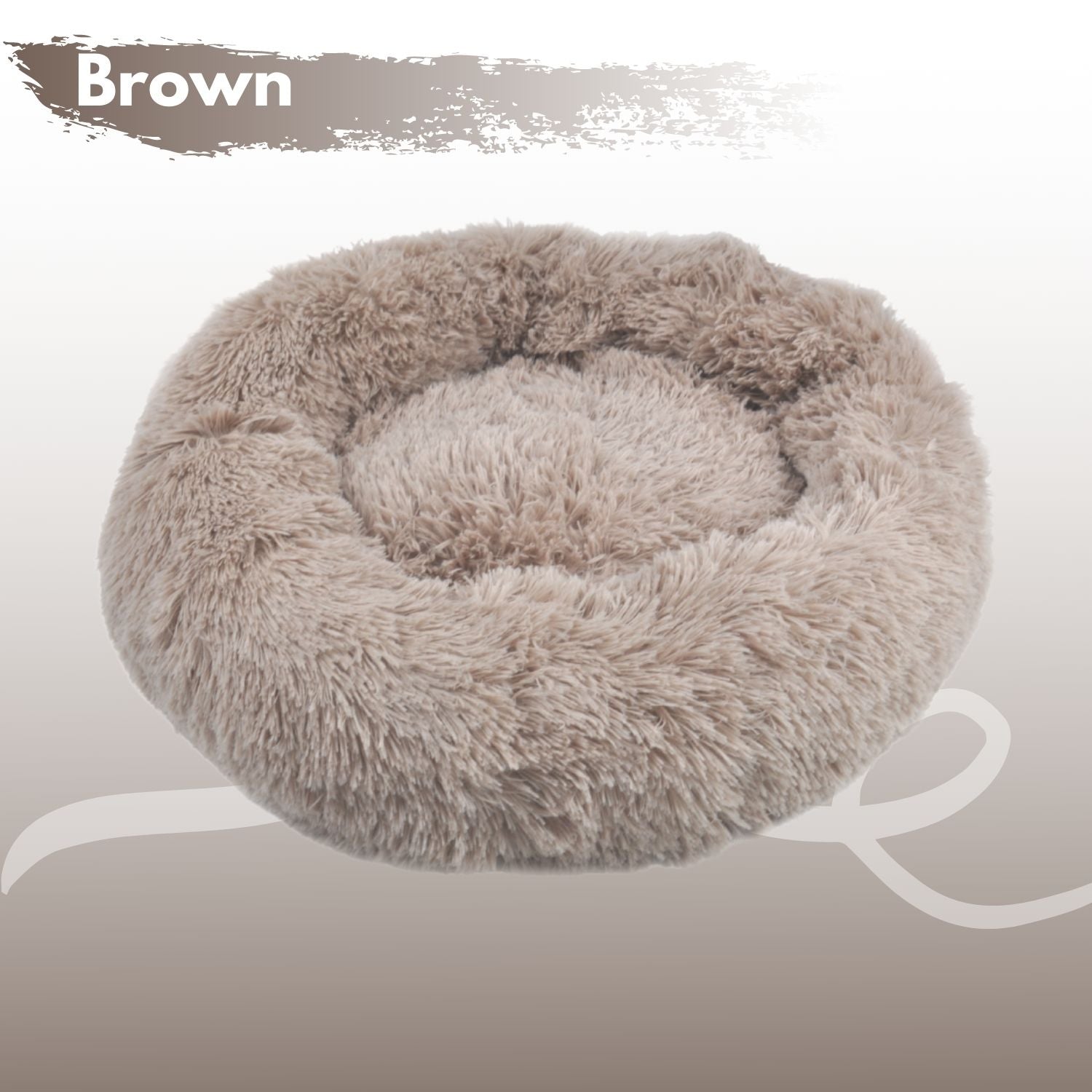 Floofi Pet Bed 80cm (Brown) PT-PB-119-XL