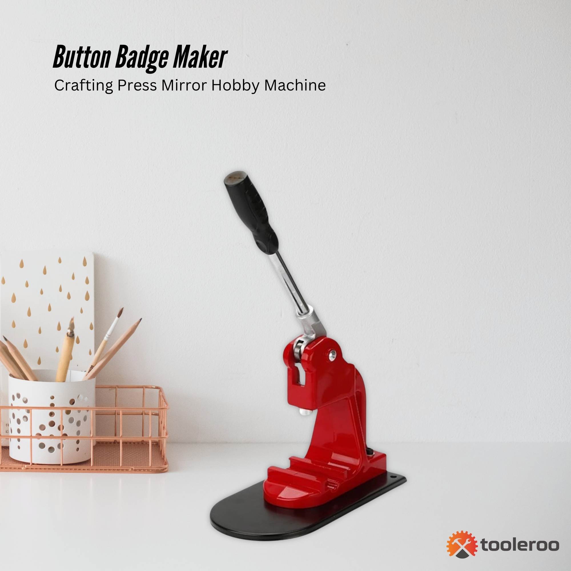 Button Badge Maker - Crafting Press Mirror Hobby Machine
