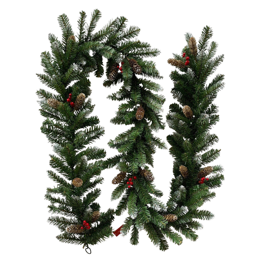 Christabelle 274cm Christmas Garland with Pine Cones & Berries