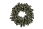 Christabelle 61cm Christmas Wreath Cashmere Pine With LED Lights Decoration
