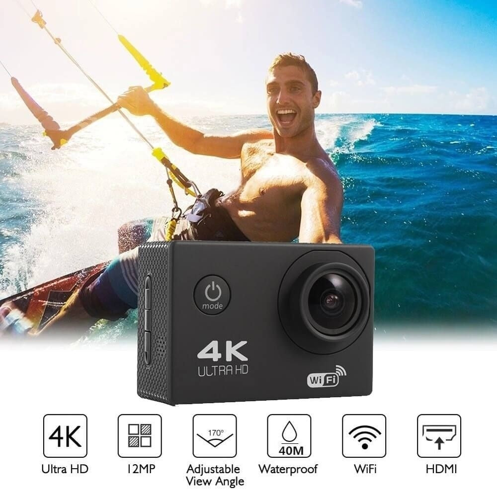 BDI New Action Camera 4K wifi sports DV Cam Blue