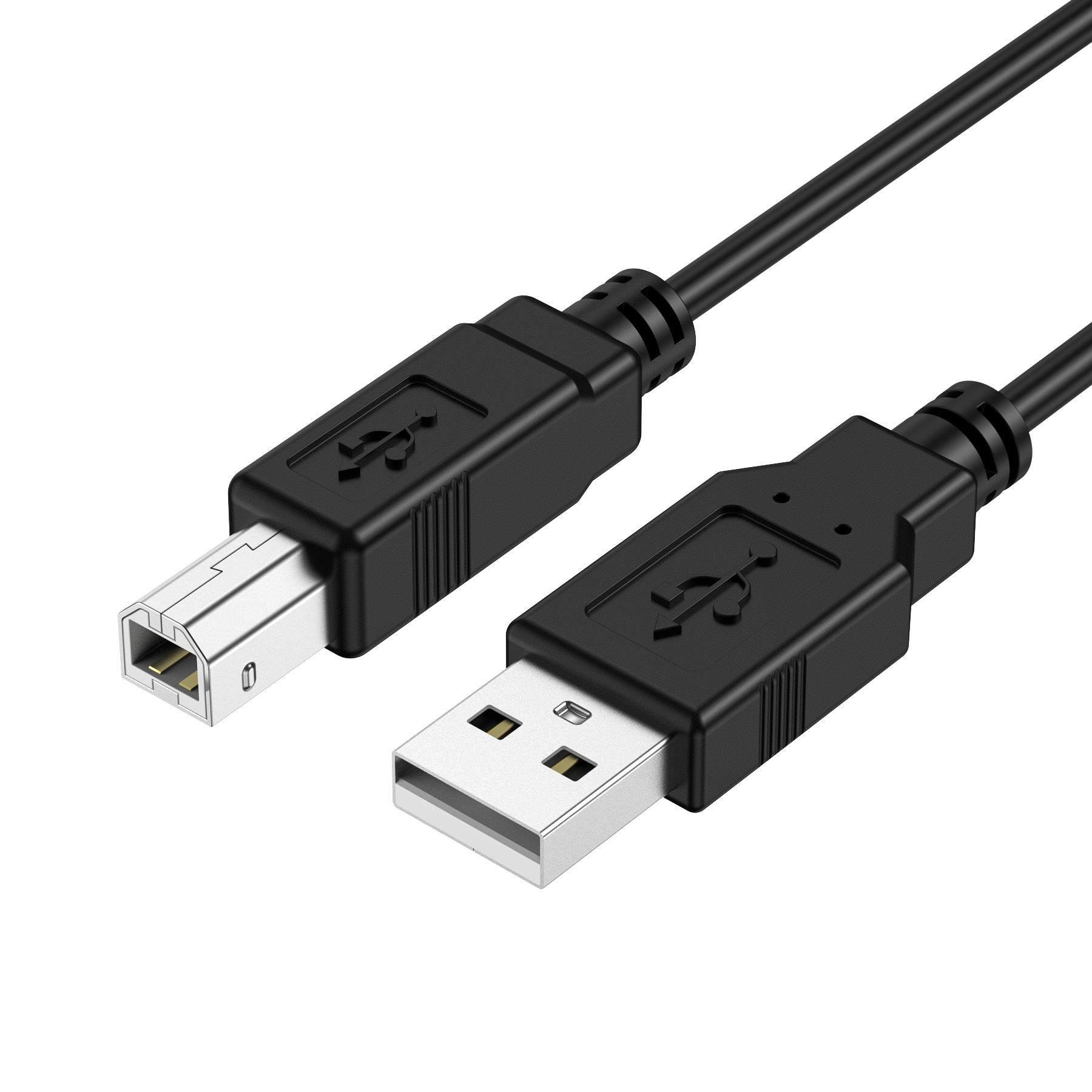 Choetech AB0060-1M USB A to B Printer 1meter Cable Black