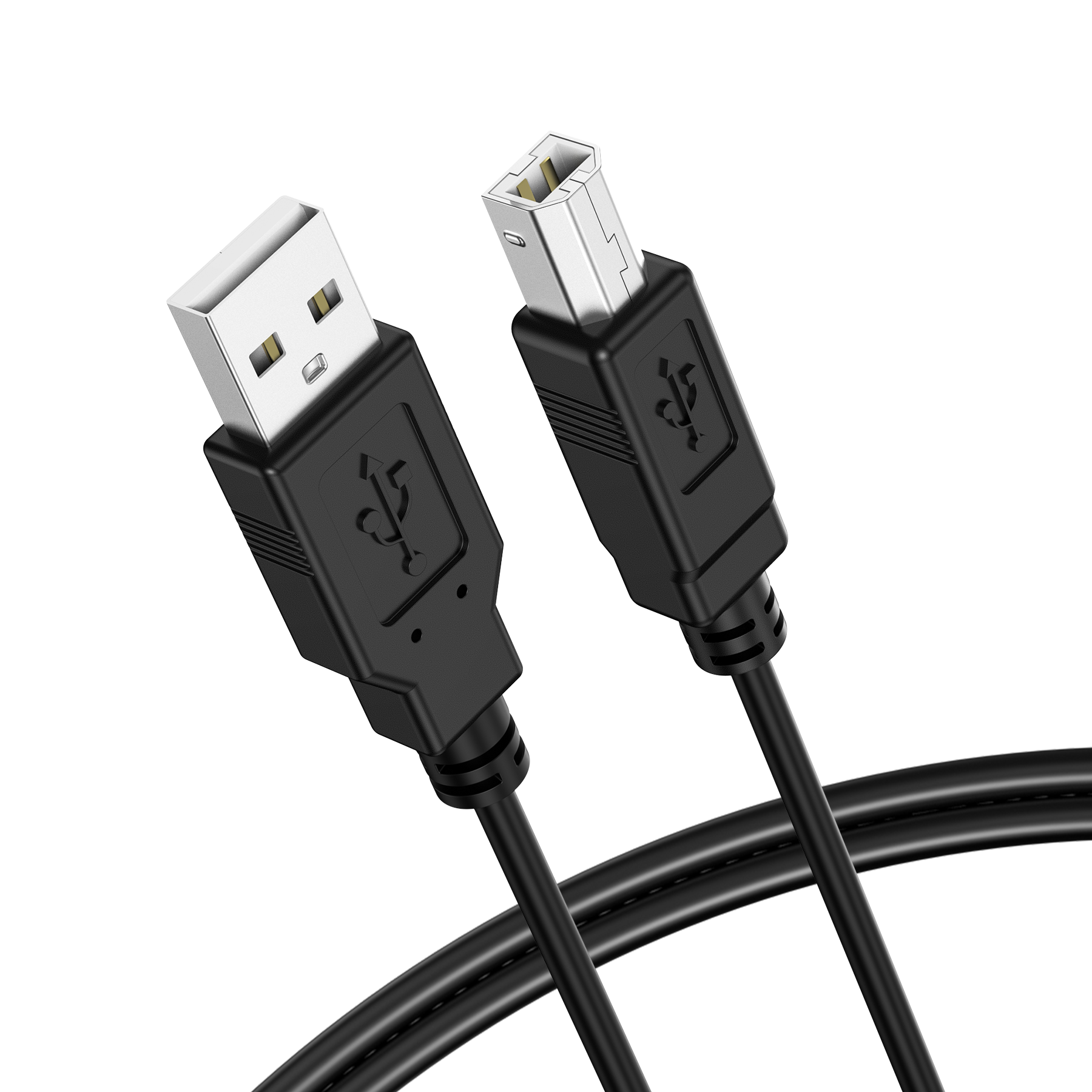 Choetech AB0060-1M USB A to B Printer 1meter Cable Black