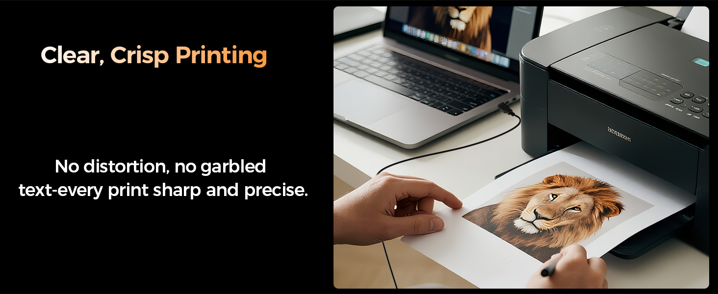 Choetech AB0060-1M USB A to B Printer 1meter Cable Black