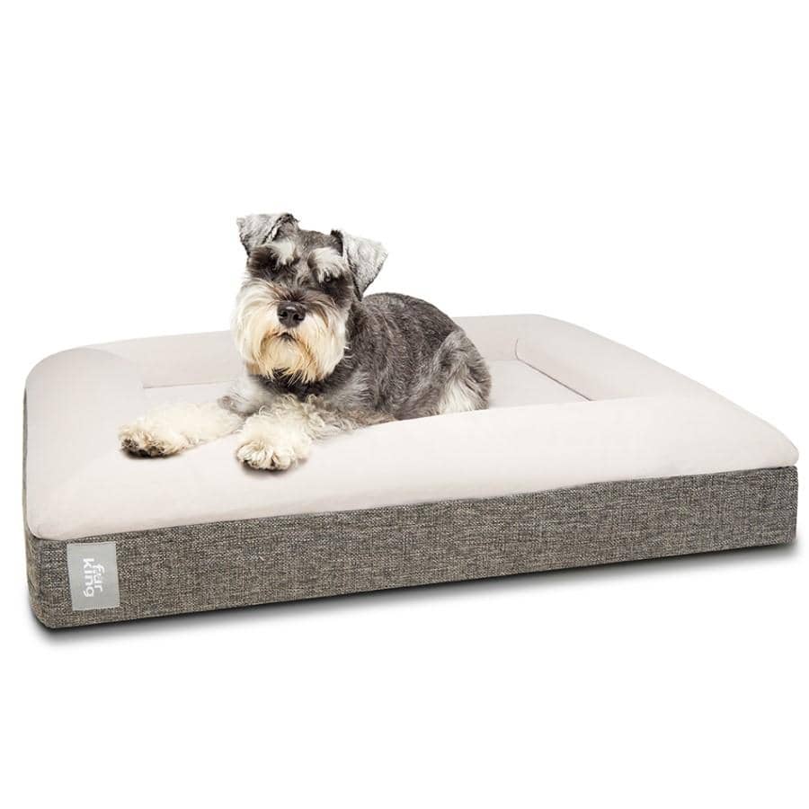 Fur King Ortho Bed Medium Size Orthopedic Dog Bed Memory foam Machine Washable