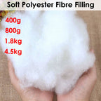 Soft Polyester Fiber Filling for Cushions, Pillows, Toys, and Crafts 4.5kg