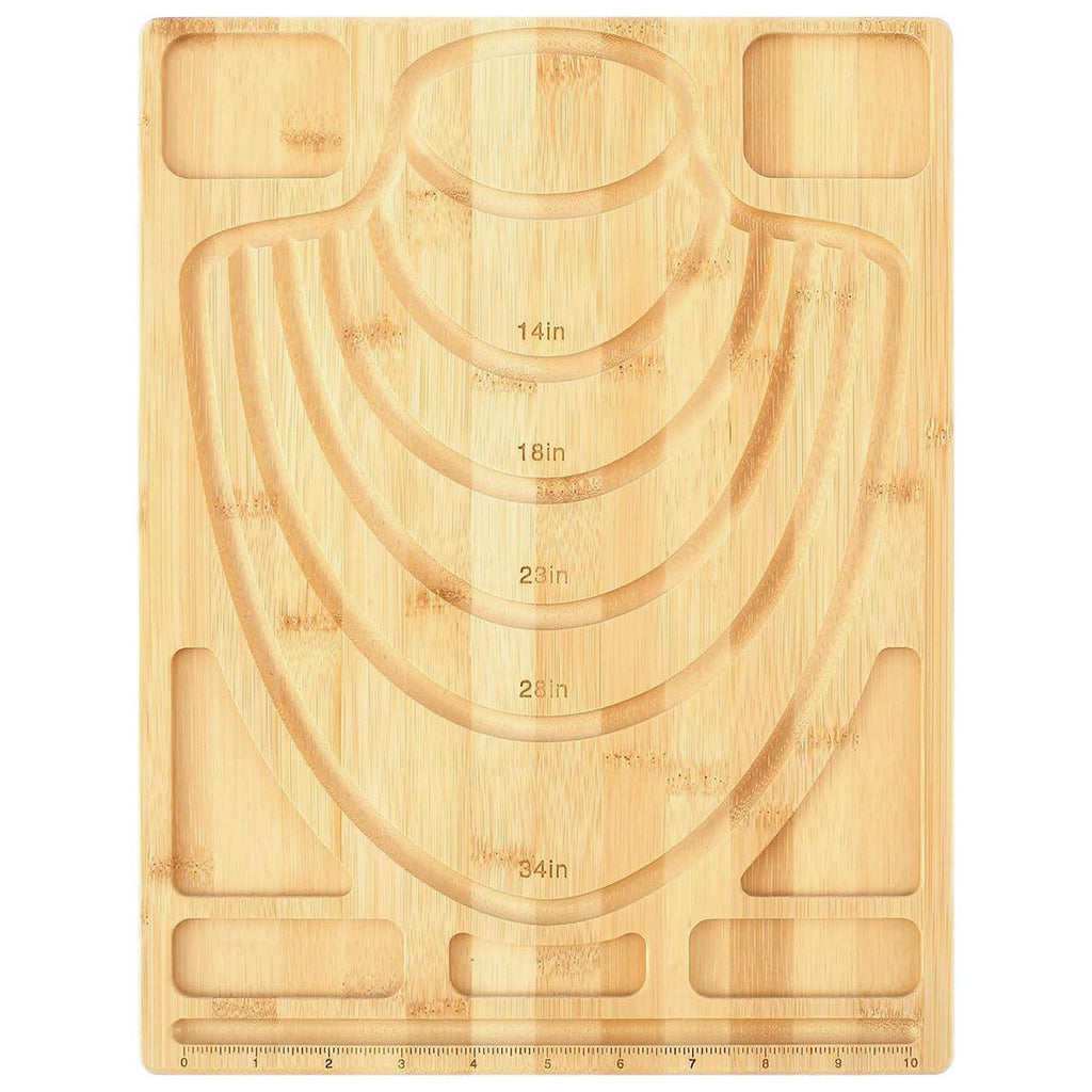 Wooden Beading Board DIY Bracelet Anklet String Design Bead Decoration Plate