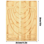 Wooden Beading Board DIY Bracelet Anklet String Design Bead Decoration Plate