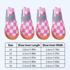 4pcs Breathable Mesh Dog Shoes Small Pets Puppy Paw Protection Summer Boots - Green-4