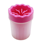 Dog Paw Cleaner Pet cat Foot Washer Cup Feet Clean Brush Cleaning Paws Wash Tool - Green