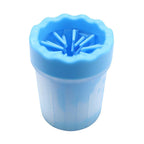 Dog Paw Cleaner Pet cat Foot Washer Cup Feet Clean Brush Cleaning Paws Wash Tool - Red