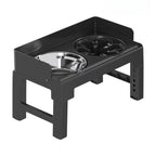 Height Adjustable Pet Feeding Bowl Dog Bowl Elevated Pet Dish Food Water Bowl