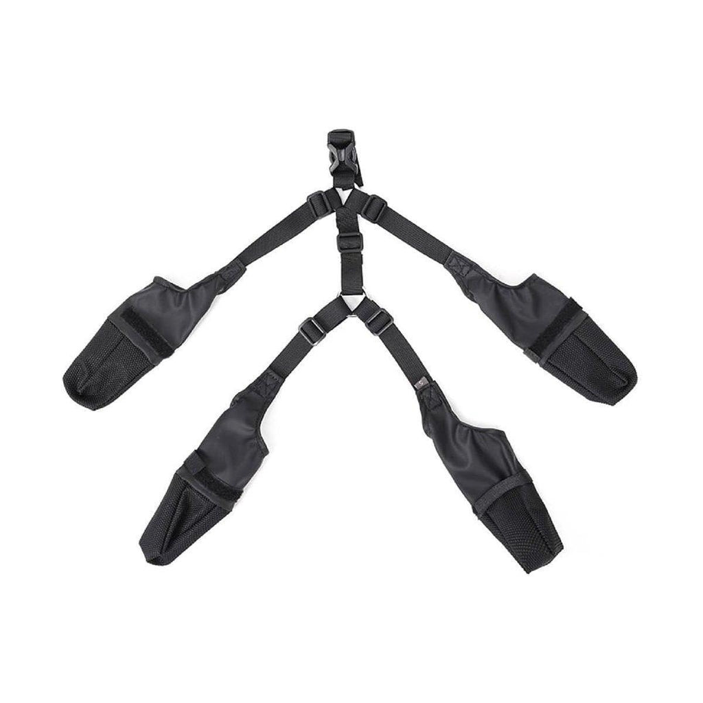 Dog Adjustable Suspender Boots Waterproof Dog Shoes Anti-Slip Pet Paw Protector - M