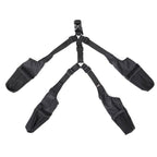 Dog Adjustable Suspender Boots Waterproof Dog Shoes Anti-Slip Pet Paw Protector - M