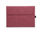 Premium Leather Case Cover Protector For Microsoft Surface Pro 8 - Red