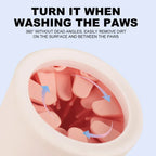 Pet Foot Wash Cup Automatic No-Rub Paw Cleaner Cat Dog Paw Washing Cup Clean - Green