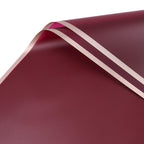 100PCS Waterproof Flower Gift Wrapping Paper Florist Bouquet Craft Packaging - Silver-Red