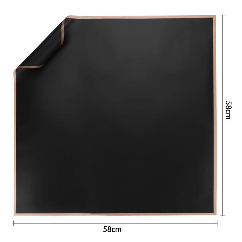 100PCS Waterproof Flower Gift Wrapping Paper Florist Bouquet Craft Packaging - Pink