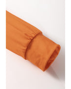 Gold Flame It's Fall Yall Halloween Pumpkin Graphic Bleached Top - M