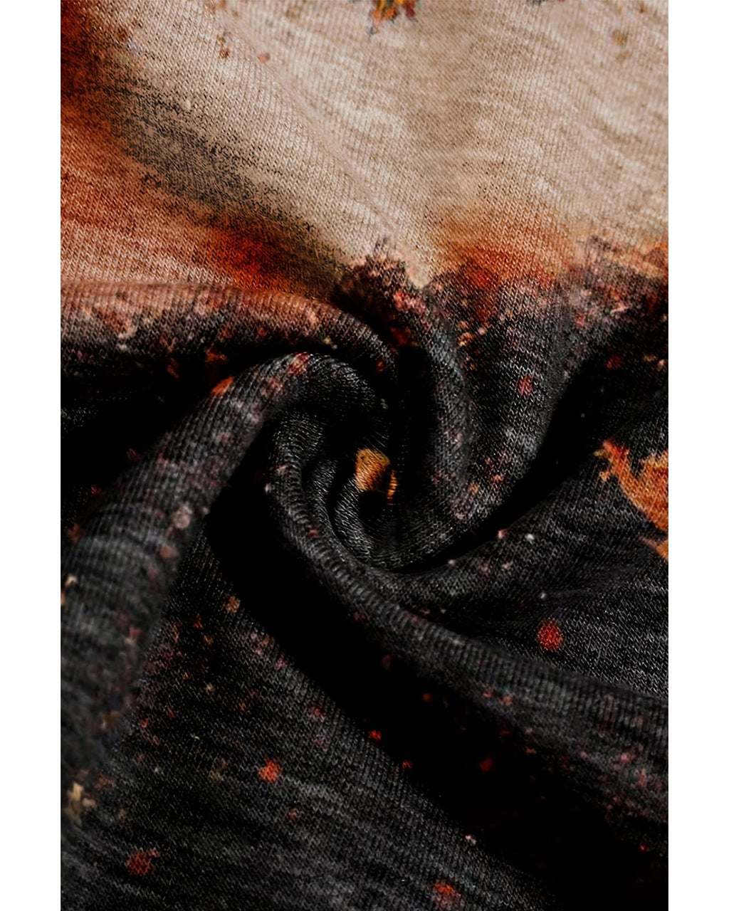 Gold Flame It's Fall Yall Halloween Pumpkin Graphic Bleached Top - S