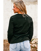 Black Halloween stay Spooky Graphic Sweatshirt - M