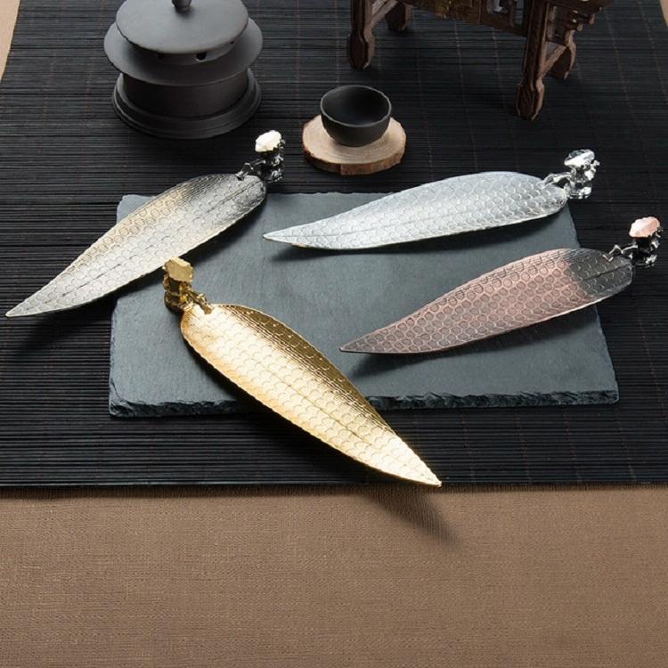 Small Sandalwood Incense Sticks - Leaf Ornaments for Crafts - Silver