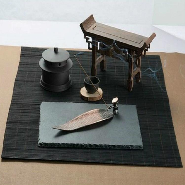 Small Sandalwood Incense Sticks - Leaf Ornaments for Crafts - Red Copper