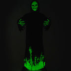 Scary Adult Glow in the Dark Party Costume Skeleton Reaper Halloween