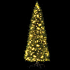 Jingle Jollys 1.8M Pre-lit Christmas Tree 8 Mode Multi Colour 200 LED Light Xmas
