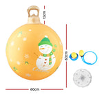 Jingle Jollys Christmas Inflatable Ball 60cm Led Illuminated Snowman Xmas Decor