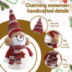 Jingle Jollys Christmas Snowman Handicraft Ornaments Party Decorations 35cm