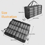2-Fold Meditation Cushion Yoga Mat RedEle