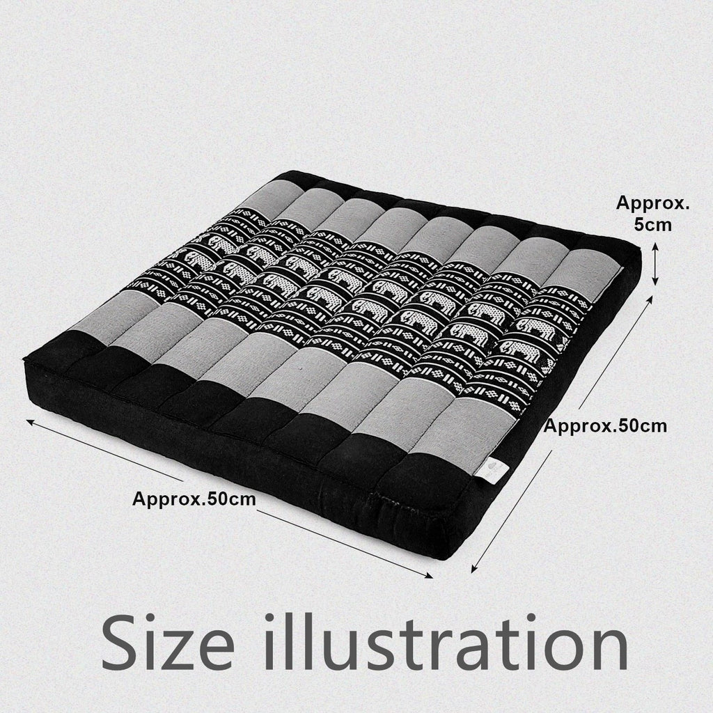 Meditation Cushion + Seating Block Set  StPink-YB-RedEle