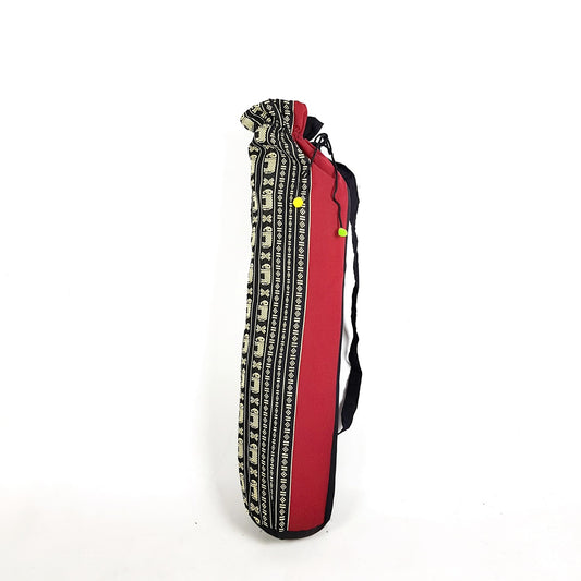 Thai Boho Yoga Mat Carry Bag RedEle
