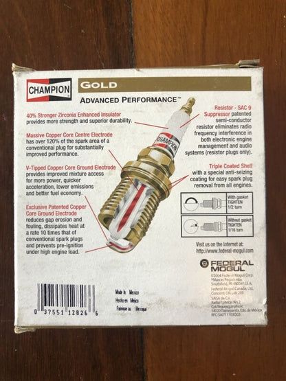 Champion GOLD Spark Plugs RC10YXN4