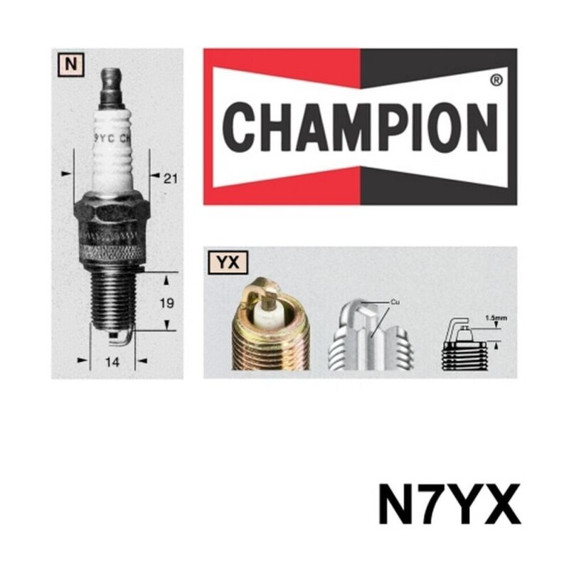 New CHAMPION Performance Driven Quality Spark Plug Gold For Alfa Romeo #N7YX