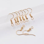 100pcs Findings Earrings Hooks Fittings Jewellery Making Supplies Accessories TheliCraft