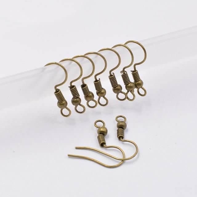 100pcs Findings Earrings Hooks Fittings Jewellery Making Supplies Accessories TheliCraft