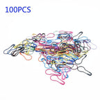 90Pcs Colorful Knitting Stitch Markers Crochet Locking Tool Craft Ring Marker TheliCraft