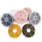 1010pcs 4mm 5mm 6mm 8mm 10mm 12mm Jump Ring Kit for DIY Earring Bracelet Necklace TheliCraft
