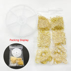 1010pcs 4mm 5mm 6mm 8mm 10mm 12mm Jump Ring Kit for DIY Earring Bracelet Necklace TheliCraft