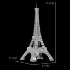 3D Metal Puzzle Eiffel Tower DIY Model Building Kit Adult Toys Birthday Gift TheliCraft