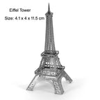3D Metal Puzzle Eiffel Tower DIY Model Building Kit Adult Toys Birthday Gift TheliCraft