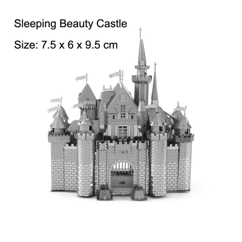 3D Metal Assembly Model World Building Handmade DIY Puzzle Adult Kids Toy Style Gift Fighter Castle Drum Metal Puzzle TheliCraft