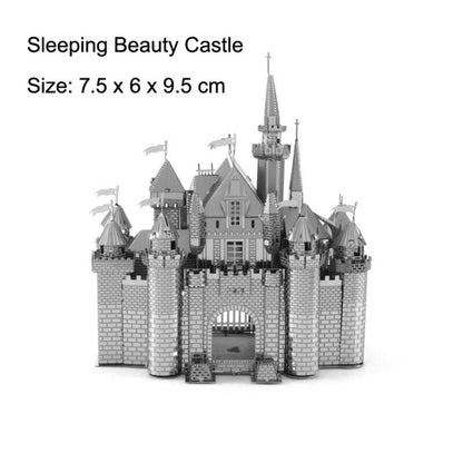 3D Metal Assembly Model World Building Handmade DIY Puzzle Adult Kids Toy Style Gift Fighter Castle Drum Metal Puzzle TheliCraft