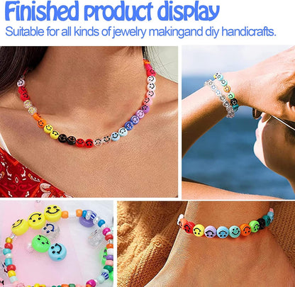 18 Colors 6mm Flat Round Disc Beads 3900pcs Polymer Soft Clay Beads For DIY Jewelry Making TheliCraft