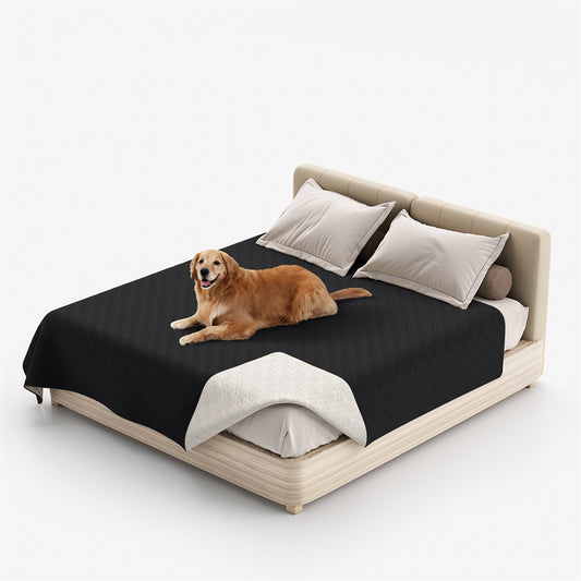 PETSWOL Waterproof Dog Bed Cover and Pet Blanket for Furniture, Bed, Couch, and Sofa