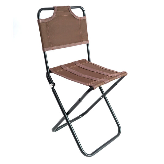 HYPERANGER Aluminum Portable Folding Camp Chair-Khaki